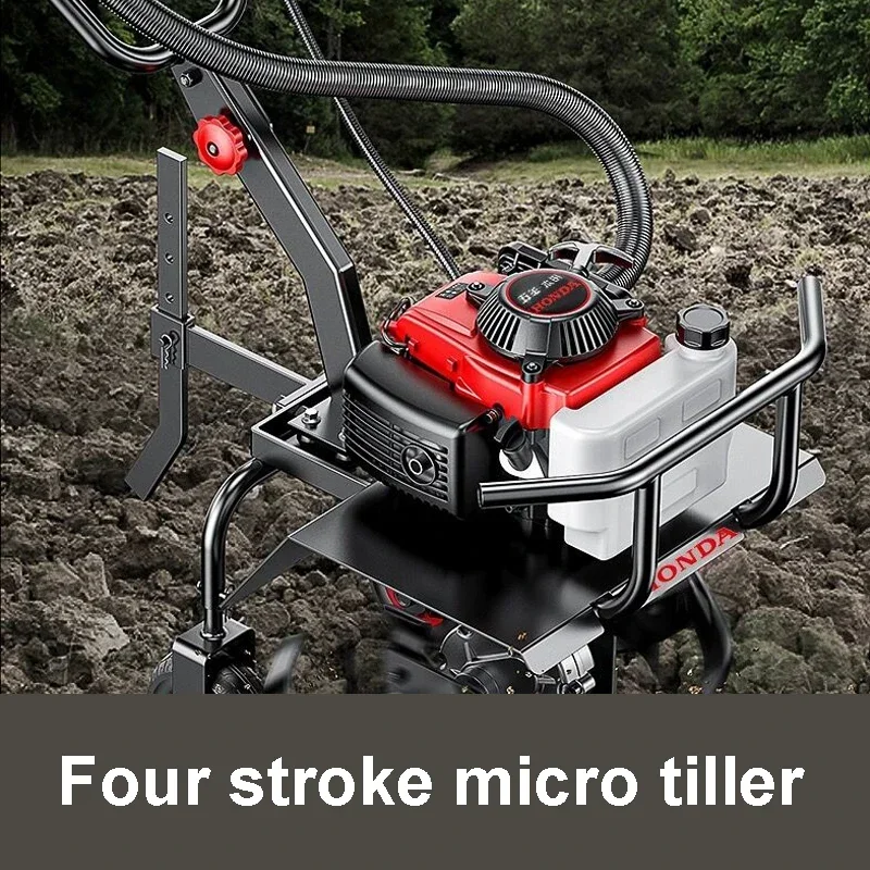 

Micro Tiller Small Gasoline Agricultural Machinery Household 9KW High-Power Tiller For Plowing Weeding Ditching And Rotary Tille