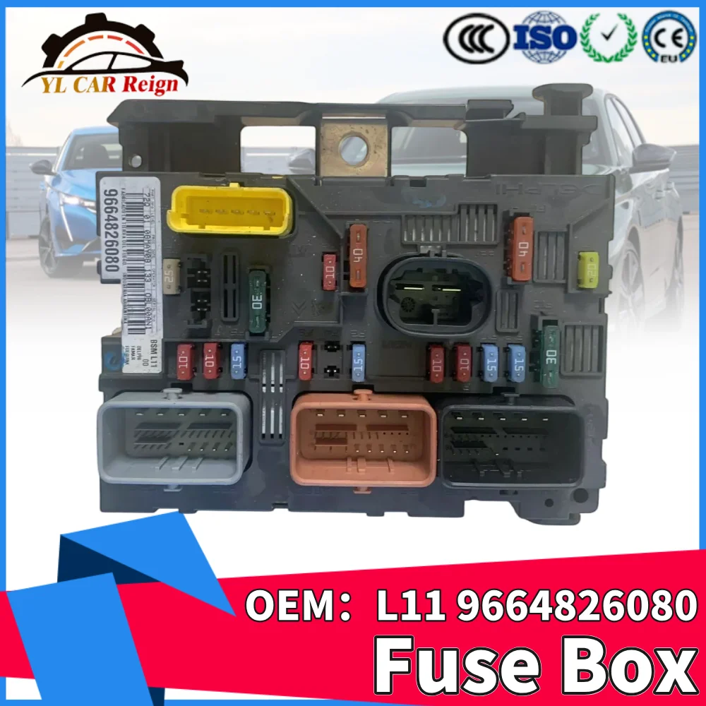 For Peugeot 207 307 Citroen C4 BSM L11 Fuse Box 9661087080 9661708280 9664826080 9664055780 Genuine Original Refurbished Tested