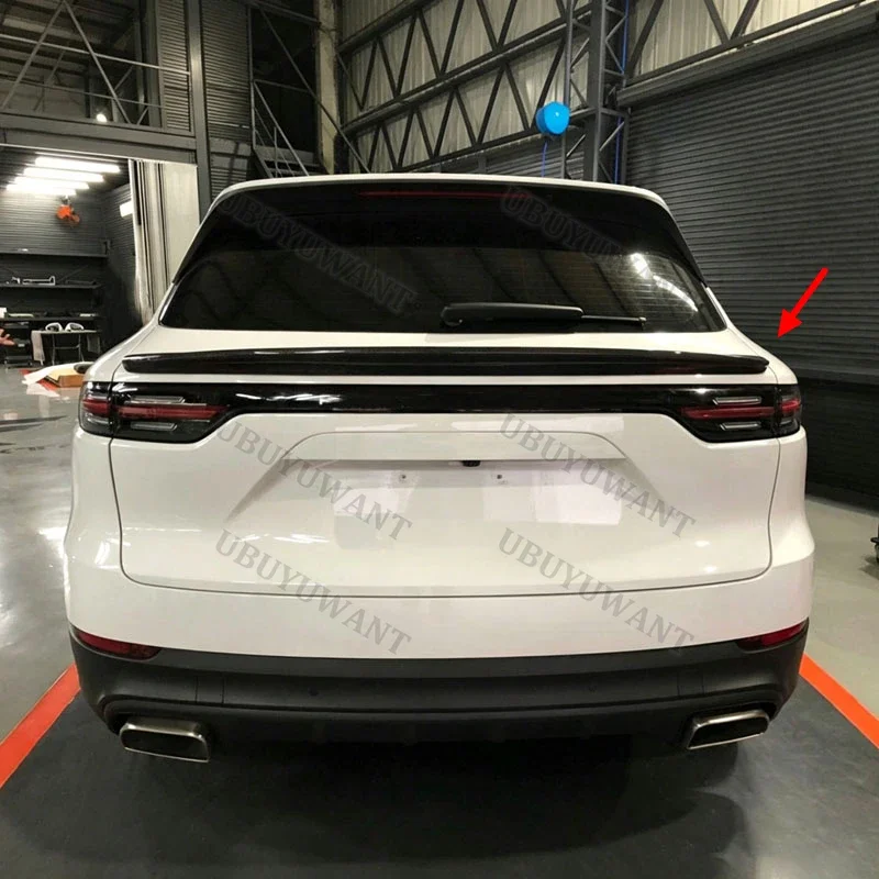 

For Porsche Cayenne 2018 2019 2020 2021 2022 Carbon Fiber Rear Trunk Spoiler Car Wing