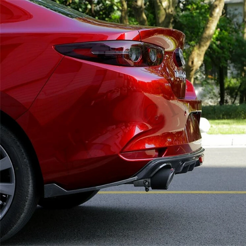 For 2020 next-generation Mazda 3 Enclave Rear Lip Rear Spoiler Rear Bumper Diffuser Retrofit