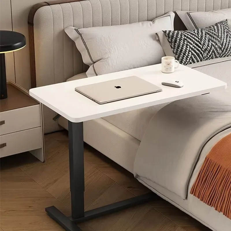 طاولة بجانب السرير قابلة للتعديل لعيادة المستشفى مع عجلات #5