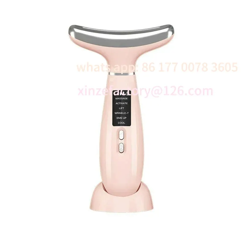 

Customizable LED Neck Face Lifting Beauty Care Device Skin Tightening Face Neck Vibration Massage Tighten Reduce Double Chin