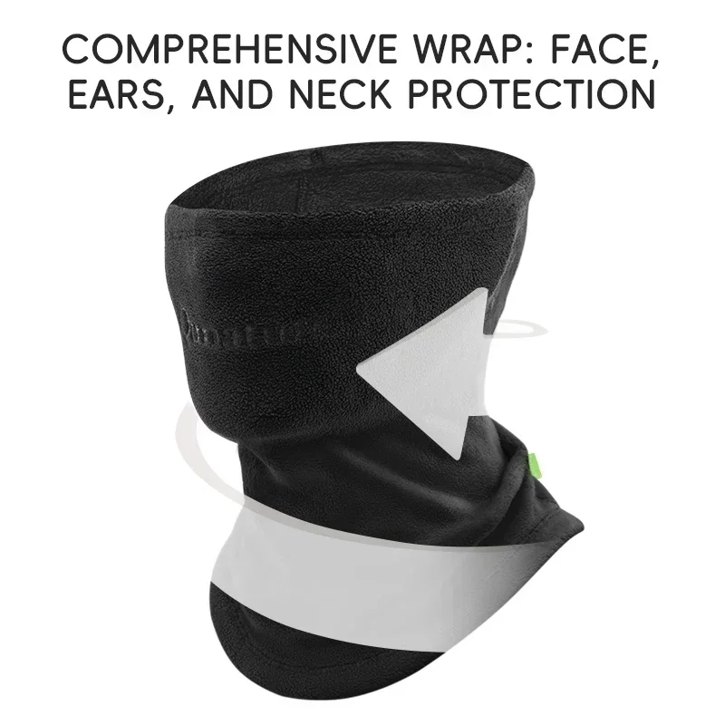 

Qunature Thermal Face Cover Balaclava Winter Warmer Fleece Headband Skin-friendly Ski Tube Scarf Snowboard Half Face Mask