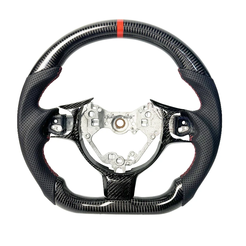 

Drop Shipping Black Carbon Fiber for Toyota GT 86 Racing Wheel for Toyota DIY 2012-2016 GT 86 Steering Wheel High-quality Brand