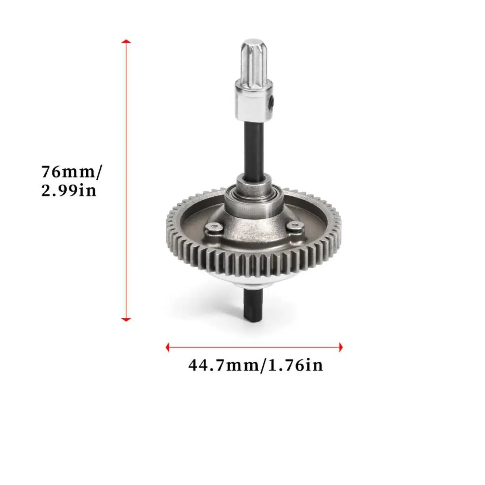 ชุดเฟืองท้ายเหล็กกล้าสำหรับ4x4 V XL 1:10แบบ DIY