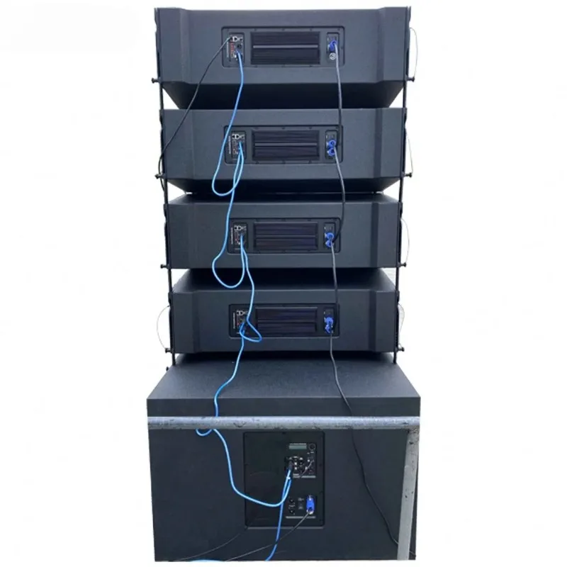 Picture 3: for  Professional sound DSP AMP Audio speaker Active line array system dual 10inch sound speakers line array with power amp
