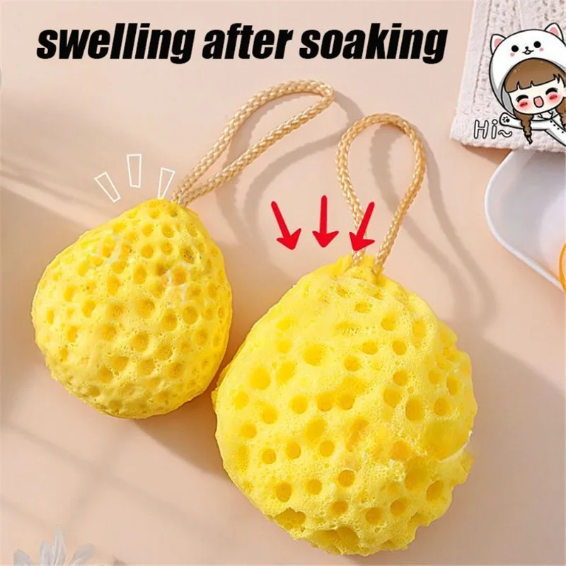 

Honeycomb Sized Bath Ball Body Scrub Exfoliating Cream Bath Sponges Bubble Ball Flower Bathroom Products Household Merchandises