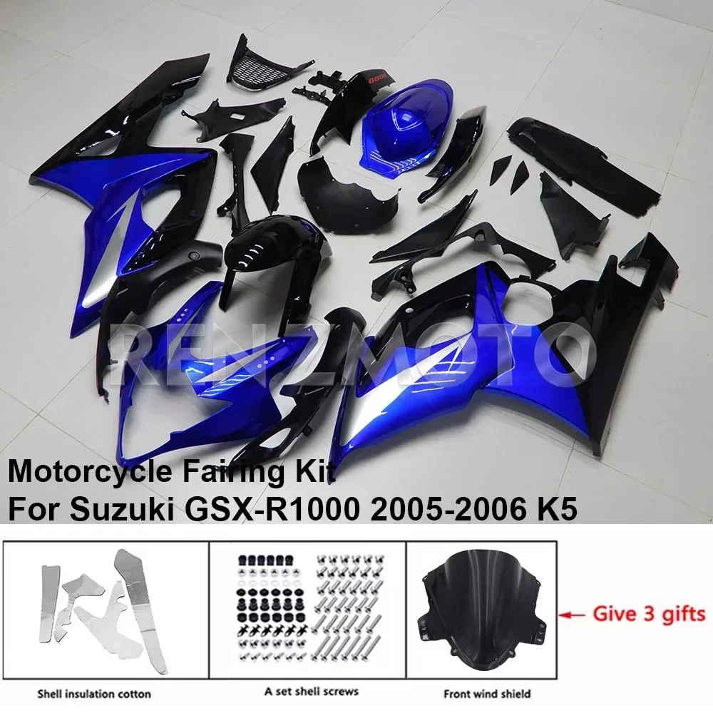 For Suzuki GSX-R1000 2005-2006 K5 K6 Fairing Motorcycle Set Body Kit Decoration Plastic Guard Plate Accessories Shell S1005-106a