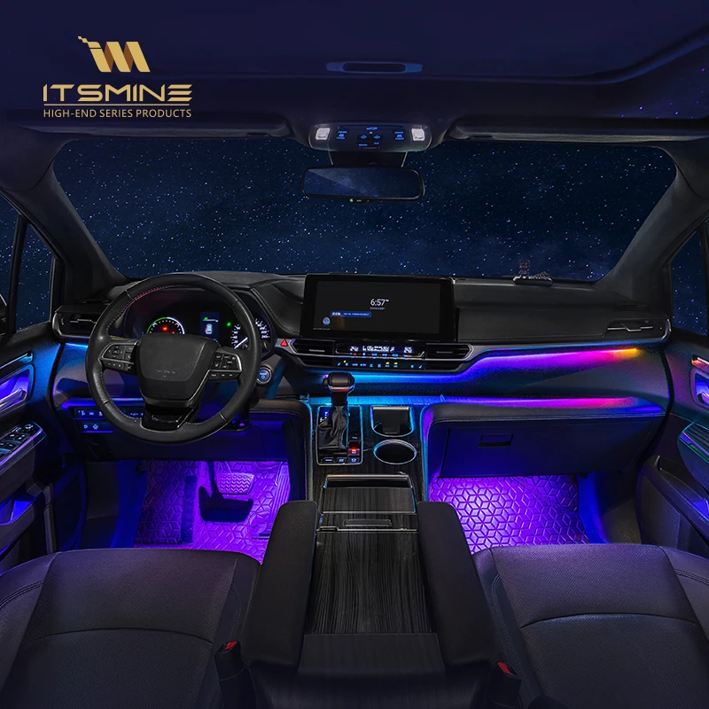 Hot selling：'CARDI' K4S 20 in 1 Smart Ambient Lighting Systems for  A4 B8 Interior Car Interior Ambient izable Lightin