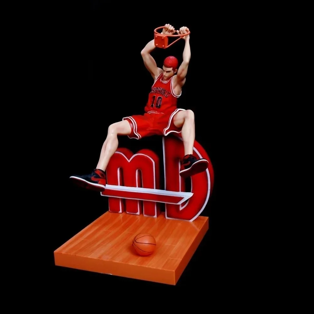 Anime Slam Dunk Kaede Rukawa Sakuragi Hanamichi Hisashi Mitsui Ryota Miyagi Takenori Akagi Action Figures Toy PVC Model Gift