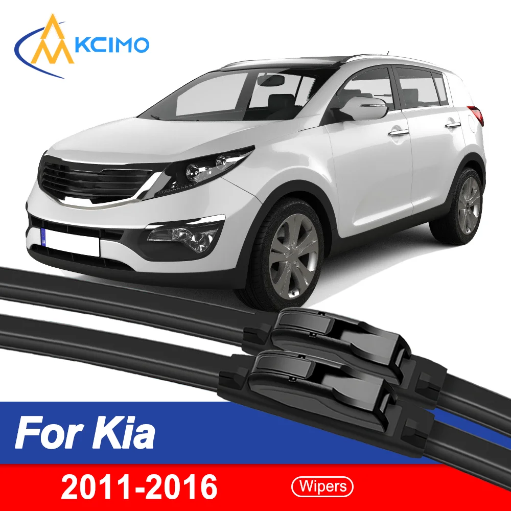 

Premium 2-Pack Windshield Wipers Compatible For Kia Sportage SL 2011–2016 All-Weather Durability for Unobstructed Safe Driving