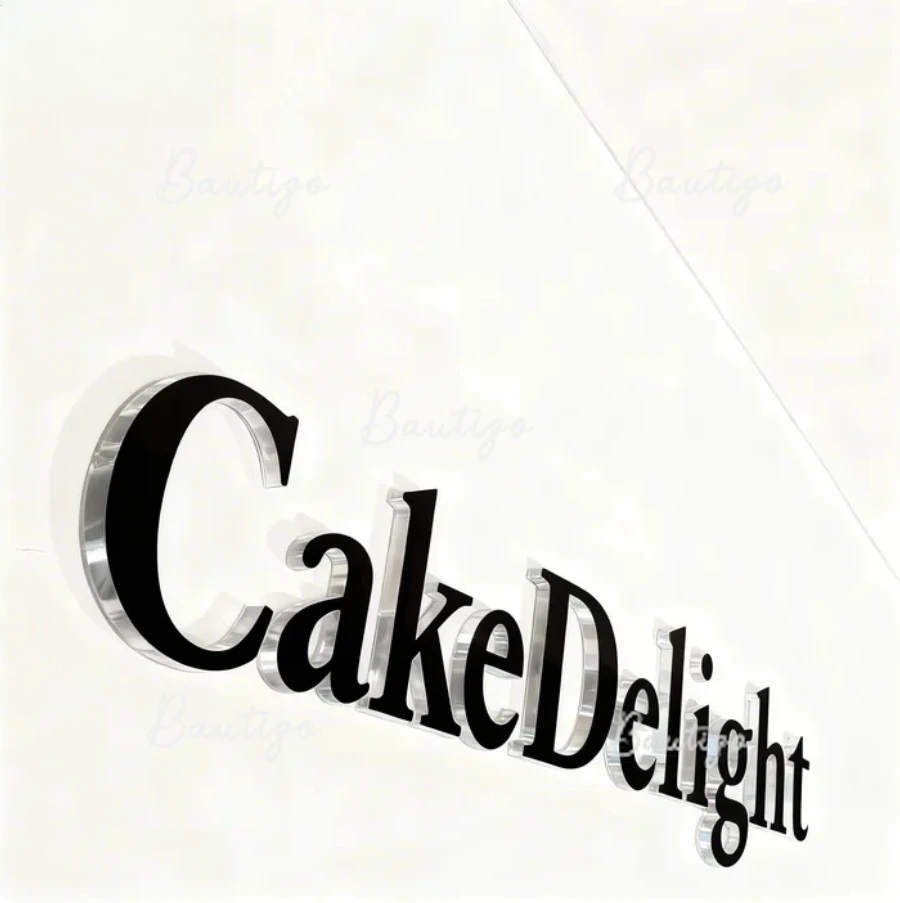 Custom Acrylic Signs Light Sign Shop Signage Led Behind English Letters to Wall Logo 3d Business Poster Luminous Brand Home