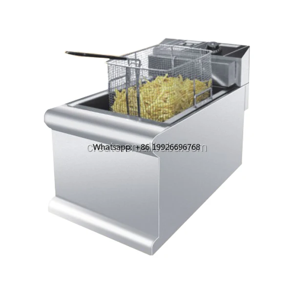 

EF112 Stainless Steel Electric Potato Chips Fryer for Commercial Use