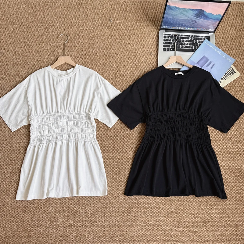 T-shirt Design jupe trapèze pour femmes, ort Sve, taille haute, pour les déplacements, rond, Ne, usage quotidien, printemps et été, Faion