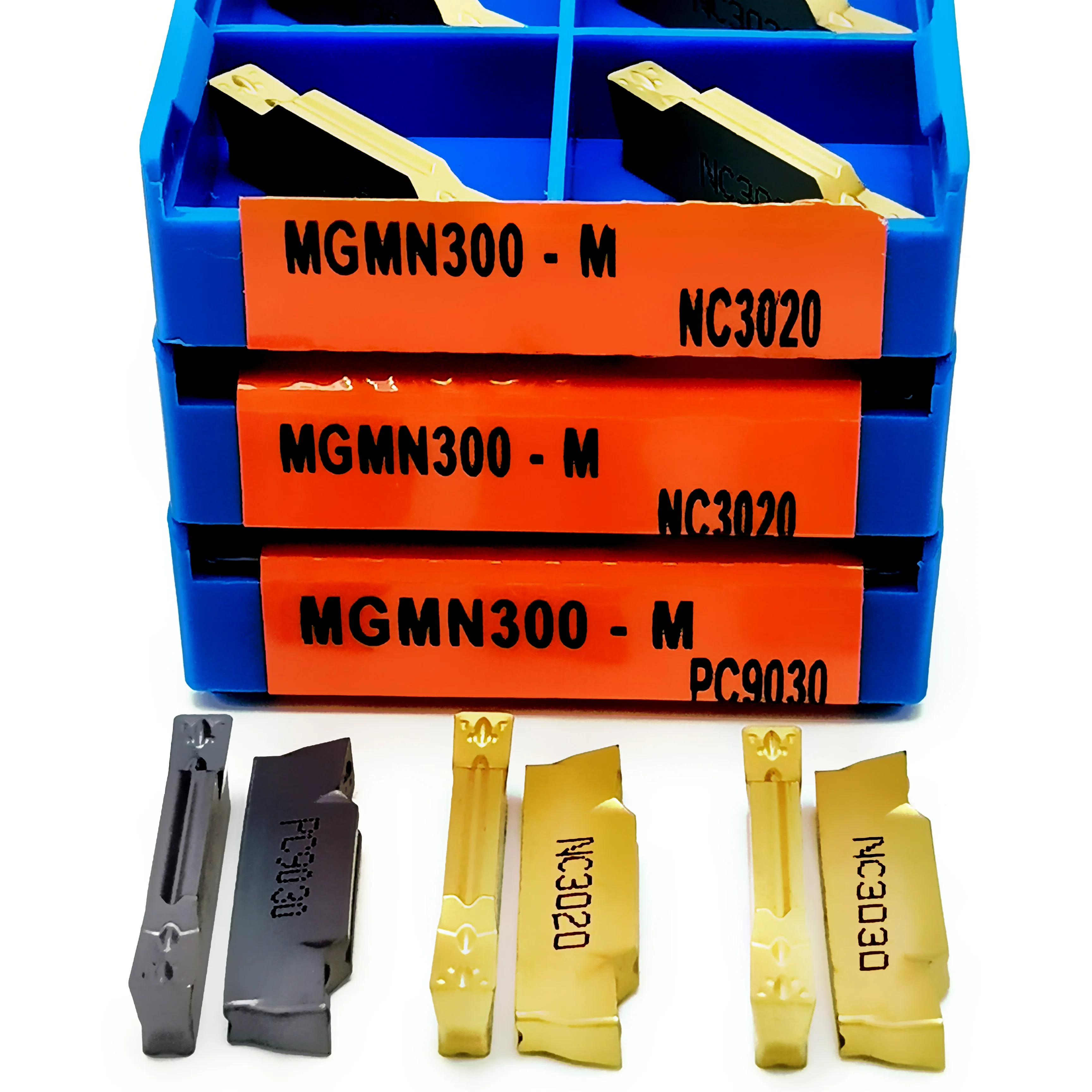 Premium quality MGMN300 M NC3020 3030 PC9030 original grooving carbide inserts Parting and grooving tools