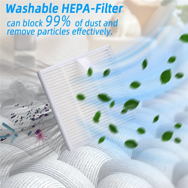 YCOC-для Airrobo T20 робот-пылесос основная боковая щетка Hepa фильтры швабра тканевые мешки для пыли запасные части