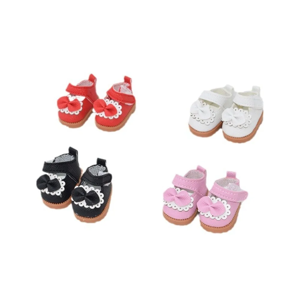 Minis chuhe für 10cm Baumwoll puppe Prinzessin Schuhe 1/8 bjd Baby Lederschuhe für 22cm gemeinsame Puppe Kleidung Zubehör