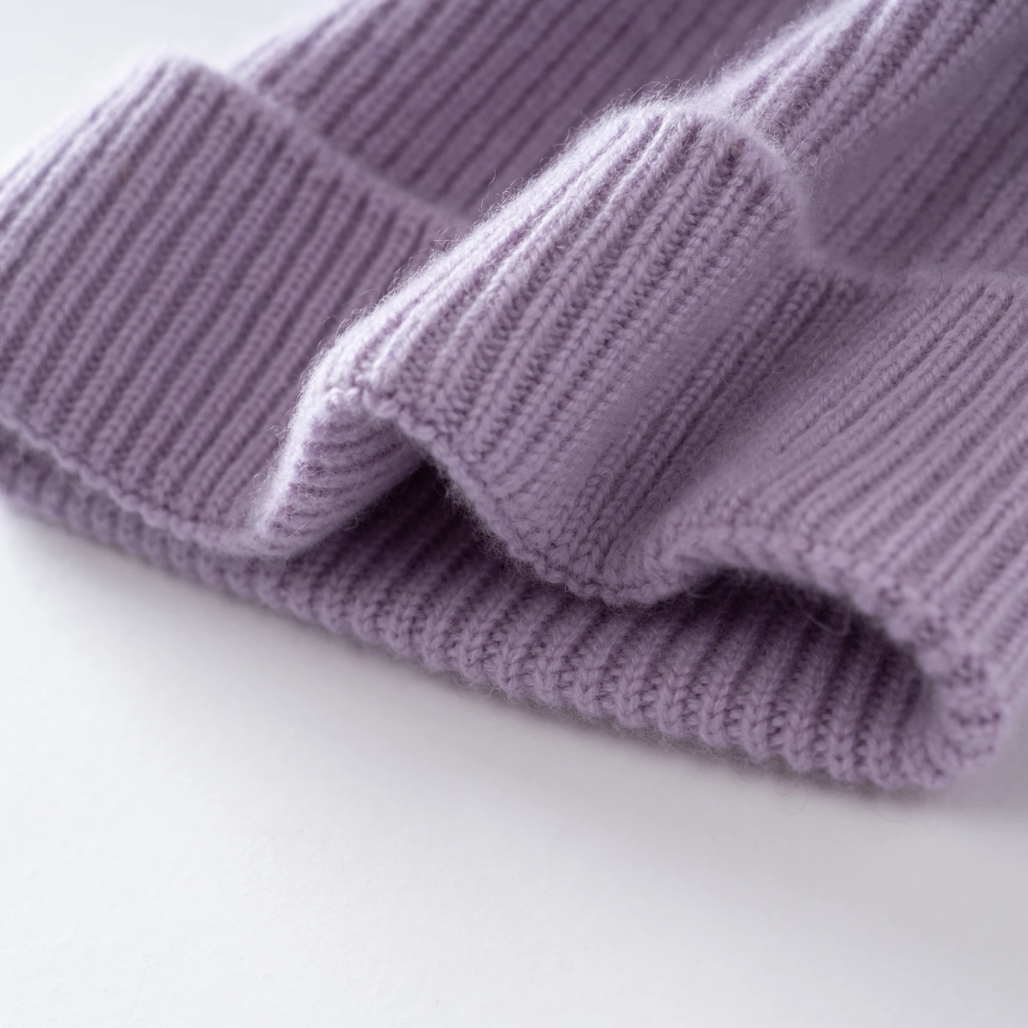 Hochwertige Kaschmir-Herbst-Winter-Baby-Mützen für Kinder, gerippte, umgeschlagene, gestrickte, weiche, warme, nahtlose Beanies für Jungen und Mädchen. – Detail 35