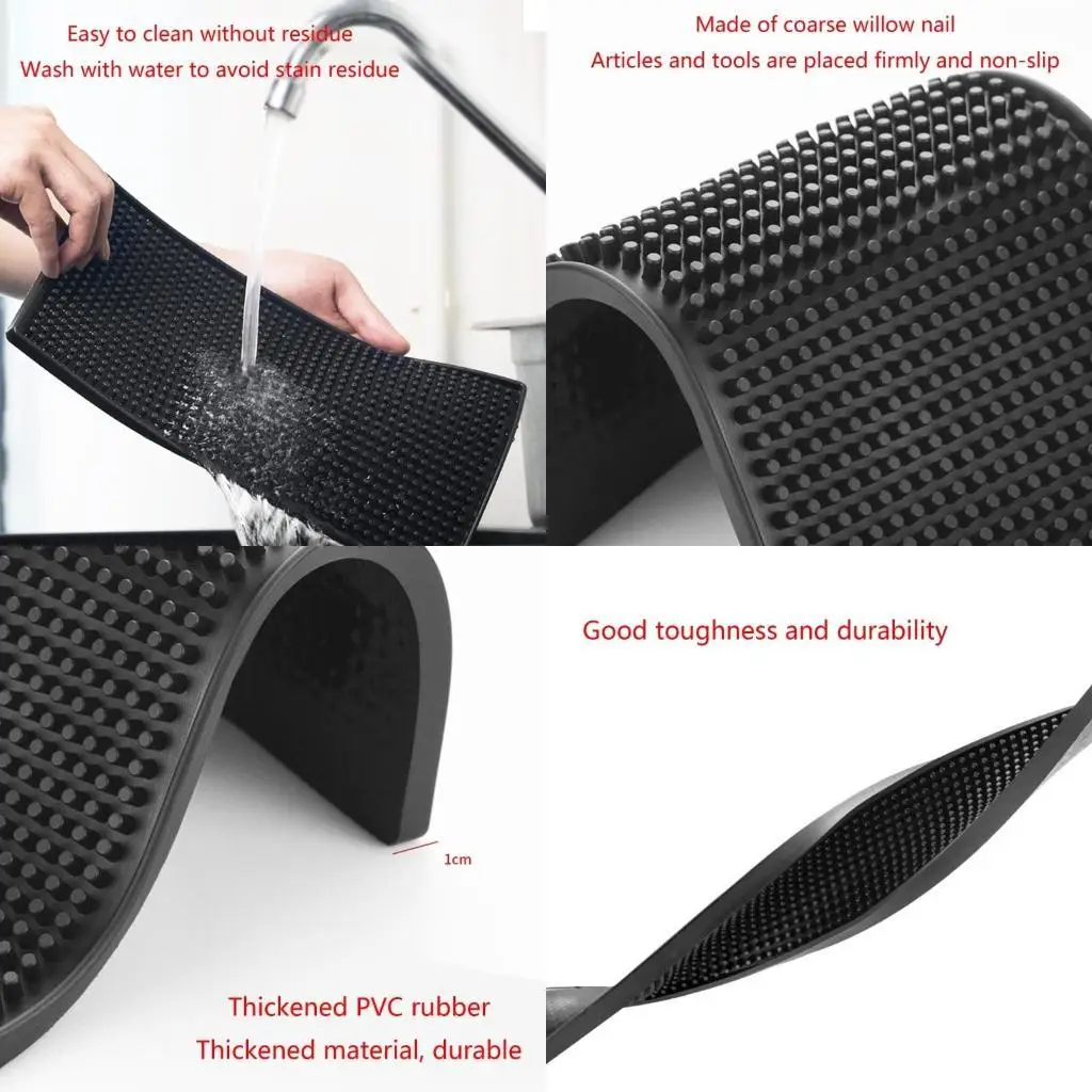 

E8BD PVC Bar Mat Heat Resistant Durable Drain Mat for Bar Runner Glass Drip Tray Beer