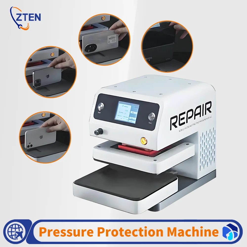 TBK-201P Intelligent Compression Machine Intelligent Pressure Hold Machine For Phone Cellphone Screen Repair Built-in Air Pump