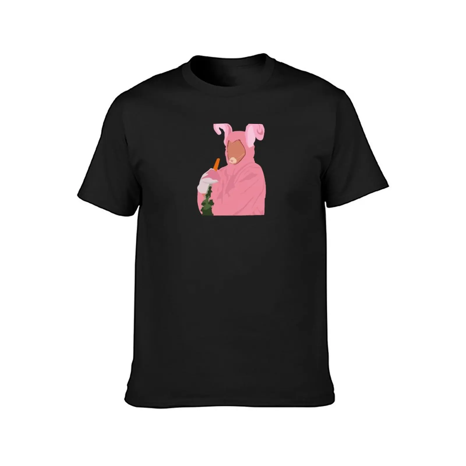 Chandler In Pink Bunny Costume T-Shirt boys animal print sports fans mens big and tall t shirts