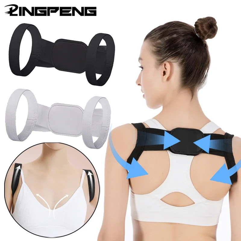 1Pcs Adjustable Posture Corrector Back Support Shoulder Belt Rectify Straighten Correction Spine Health Postural