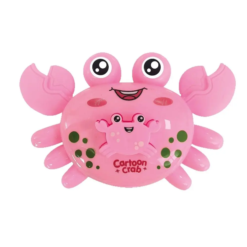 Automodel Druk op Kruipen Uurwerk Speelgoed Trek Cartoon Krab Speelgoed Nieuwigheid Wind Up Kruipende Krab Babyspeelgoed