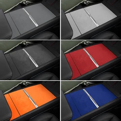 for Tesla Model 3 Highland 2024-Up Italian Premium Suede Center Console Storage Box Panel Stickers Protect Car Accessories