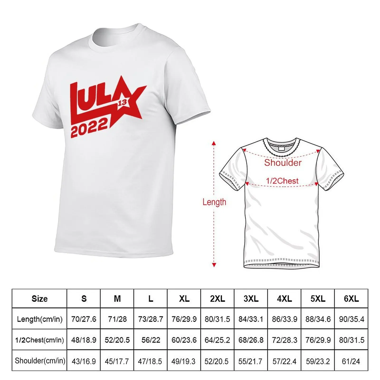 Lula 2022 13 PT elei??es presidenciais Brasil 2022 T-Shirt t shirts for man pack white t shirts for man graphic tees T-Shirt