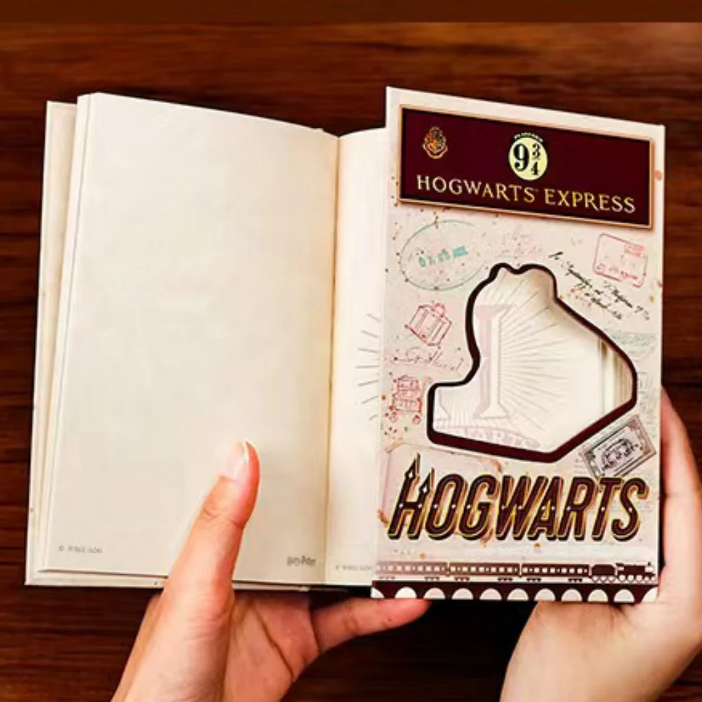 حقيقي هاري بوتر غلاف فني دفتر القرطاسية المدرسية مجلة مخطط أسبوعي المحمولة مكتب المصنف الفتيات هدايا عيد ميلاد #2