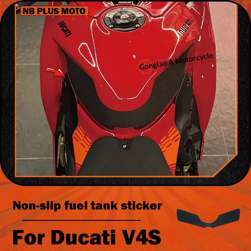 

【Premium】For 2025 Ducati V4S modified track ultra-wear-resistant fuel tank sticker and anti-slip fuel tank sticker
