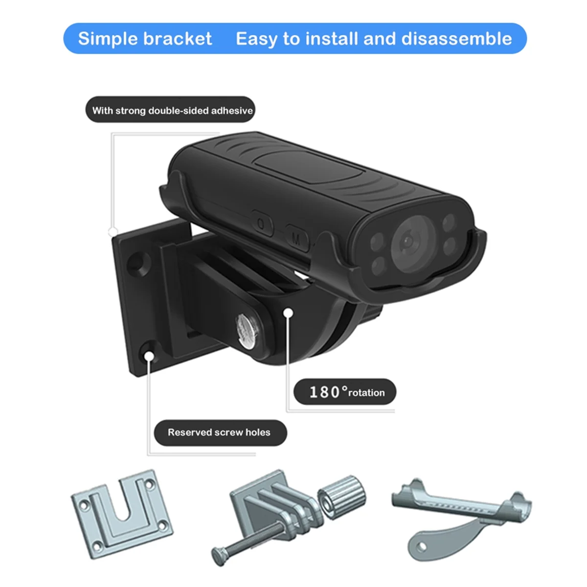 Mini Cameras Wireless WiFi Remote Monitor Camera Smart Home Security IP Camera with Motion Detection Alert Push