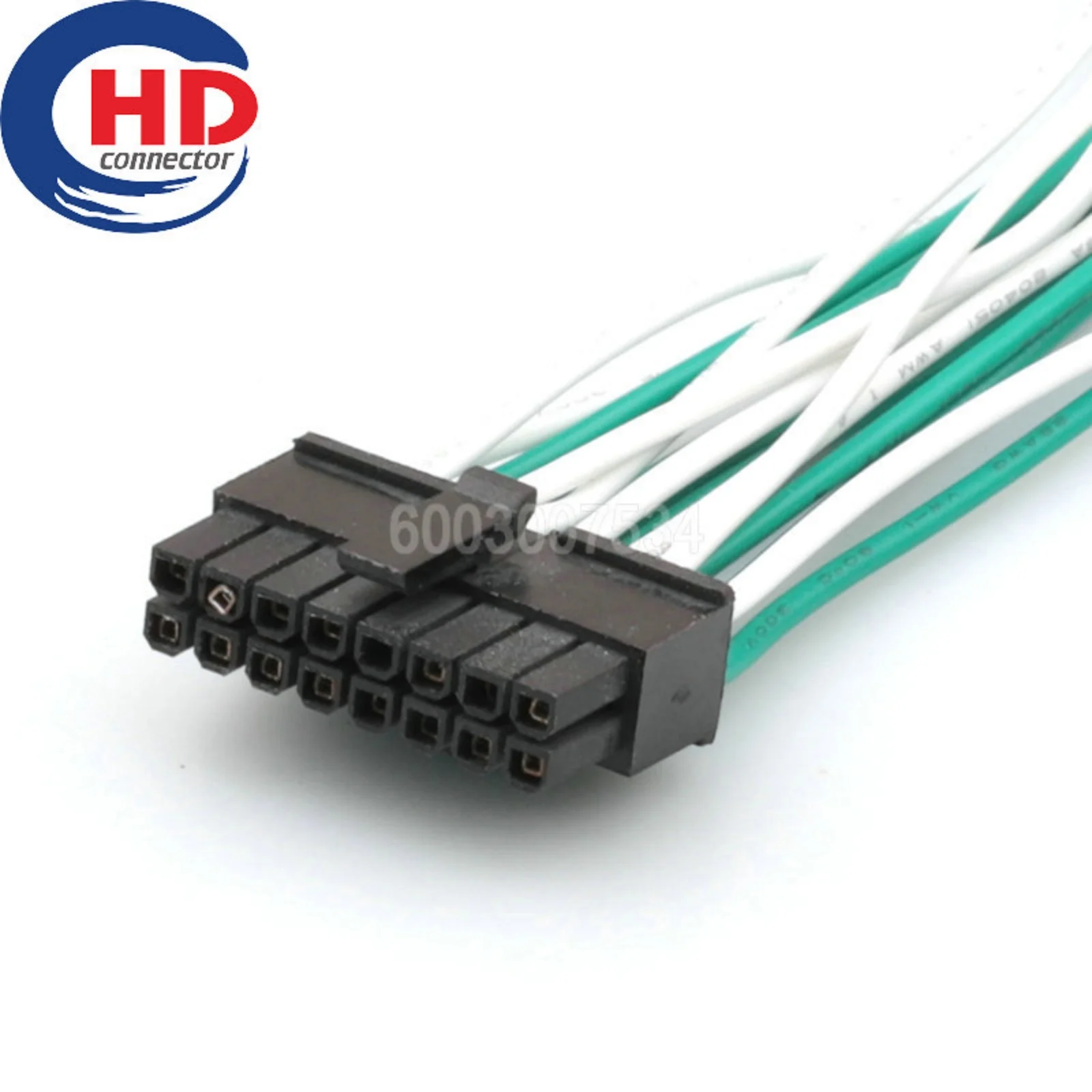 16 Pin Unsealed Female Connector Cable Motorcycle Electrical Harnesses Wiring Harness Housing 43025-1600