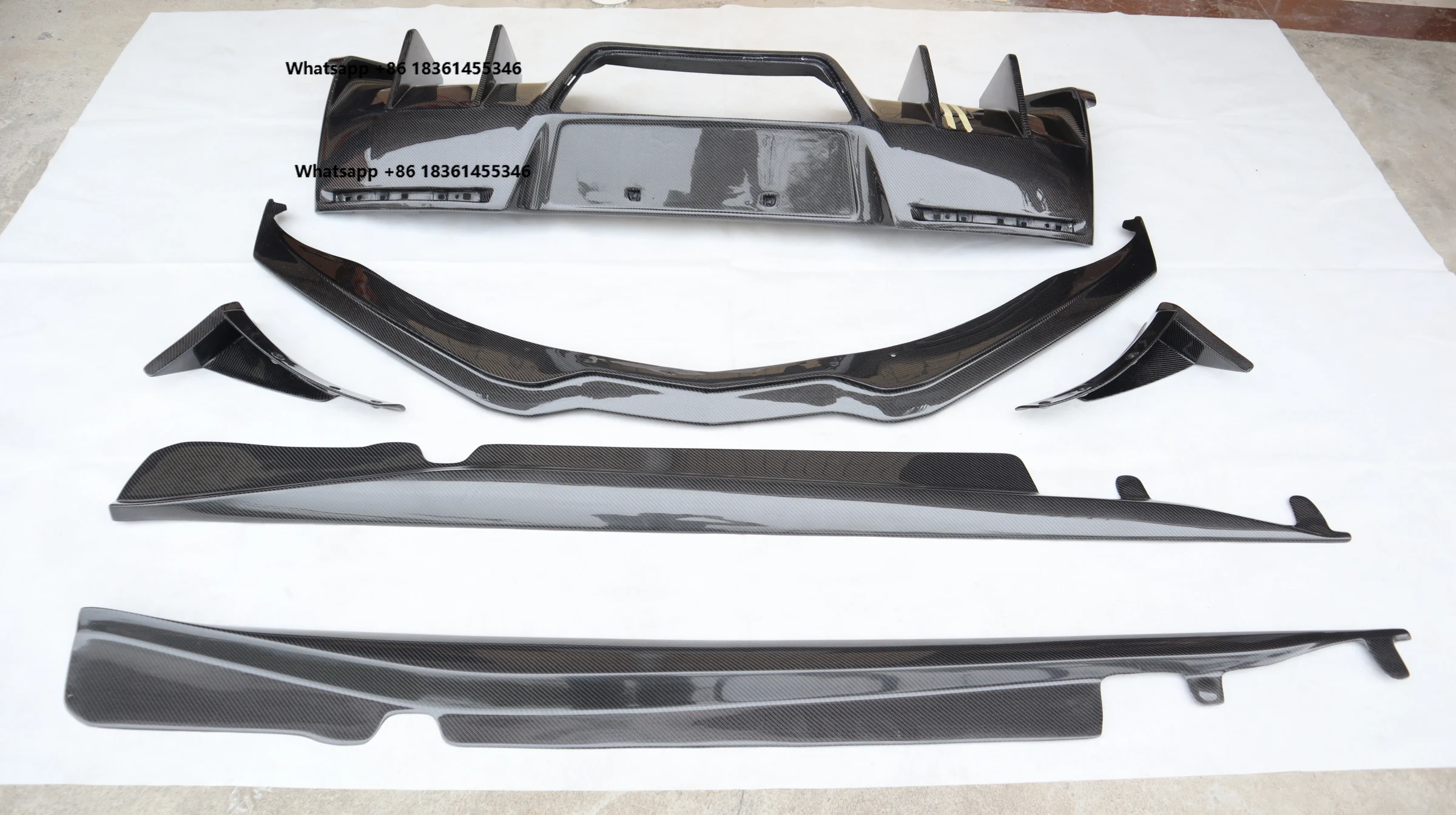 

For Corvette C7 Front Splitter Perfect Fitment Carbon Fiber Front Lip