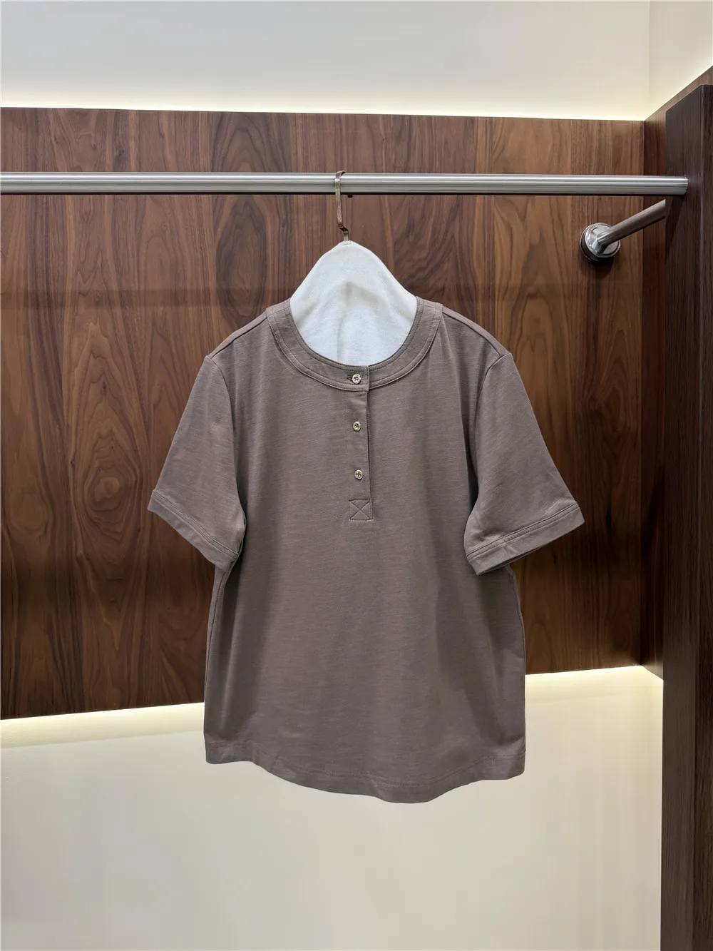 Women's Cotton T-Shirt Summer O-Neck Pullover Short-Sleeve