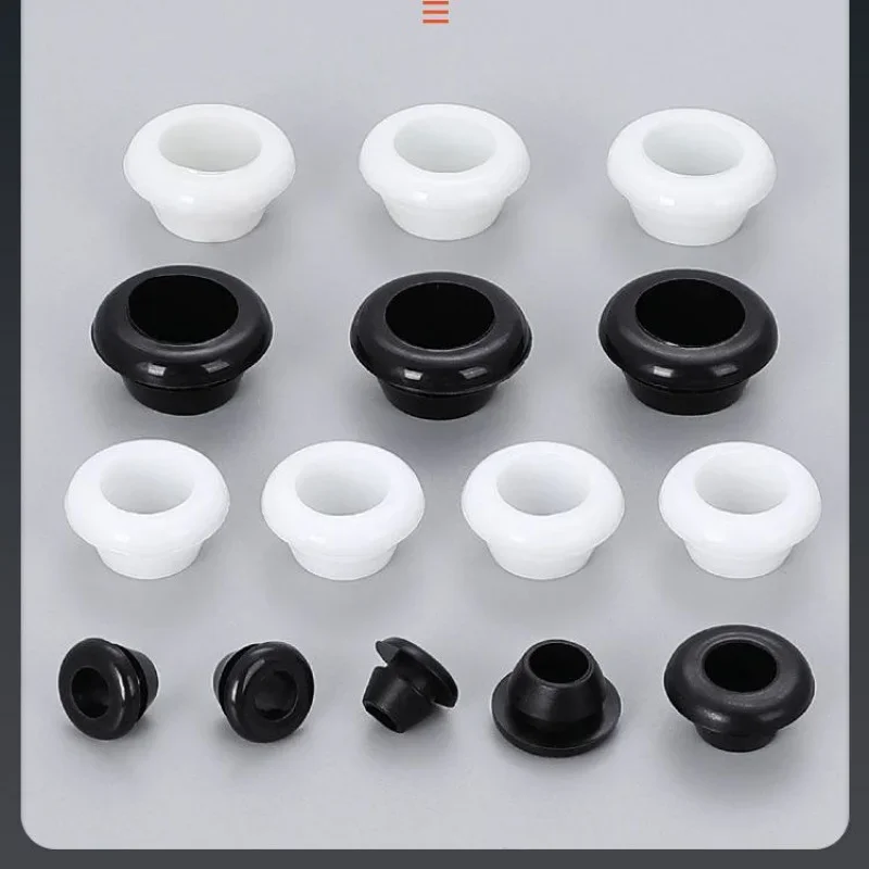 Quick Installation Single-Sided Protective Ring Rubber Bushing Distribution Box Cabinet Opening Plug Seal Rubber Ring for Cable