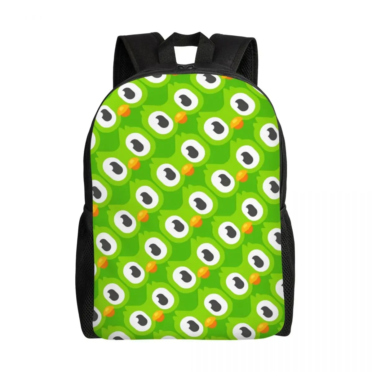 

Custom Duolingo Backpack for Men Women Waterproof School College Bag Printing Bookbags