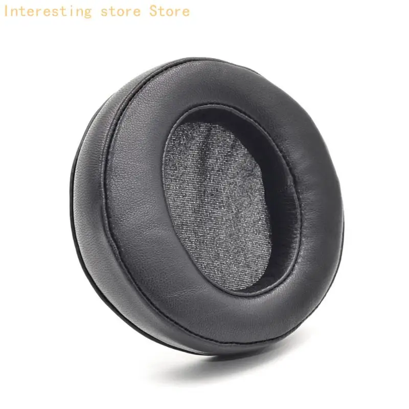 Kopfhörer-Ersatz-Ohrpolster, 1 Paar schwarze ovale Ohrpolster-Set, kompatibel mit Superlux HD681 HD668B HD672 55KC – Detail 8