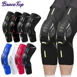 Bracétop – genouillères Anti-collision, 1 paire, Protection pour vélo, cyclisme, basket-ball, adultes, enfants, sport, couvre-jambes