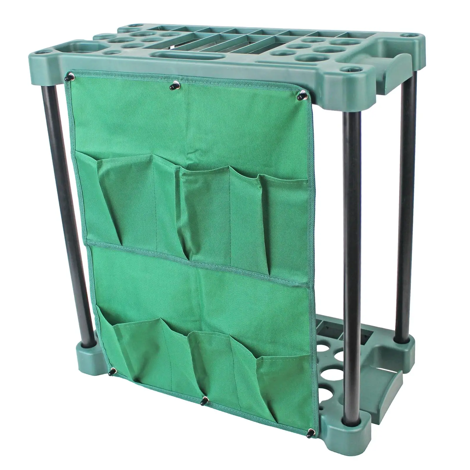 Garden Tool Organizer Durable Yard Tool Tower Rack for Rake Broom Shovel