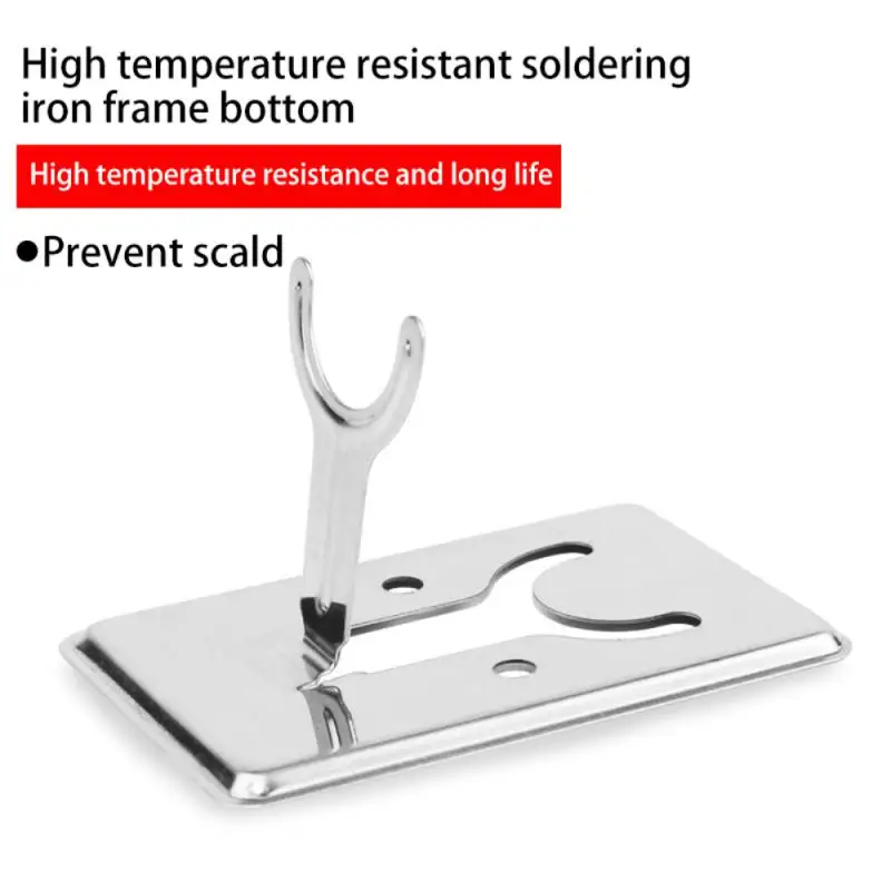 3/1Pcs Electric Soldering Iron Stand Holder Metal Support Station With Solder Sponge Soldering Iron Frame Small Simple Y-Type