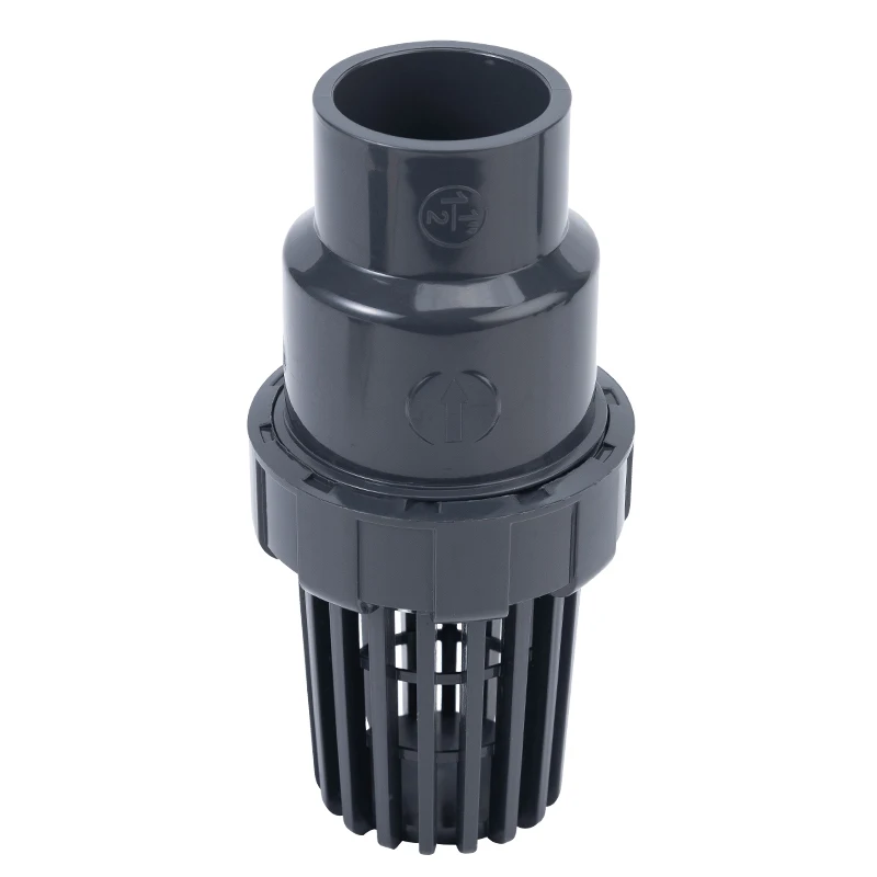 المكبس أسفل تحقق صمام 20/25/32/40/50/63/78 مللي متر مضخة مياه منفذ المياه UPVC تصفية حوض السمك حديقة المنزل سقي أنبوب تركيبات #5