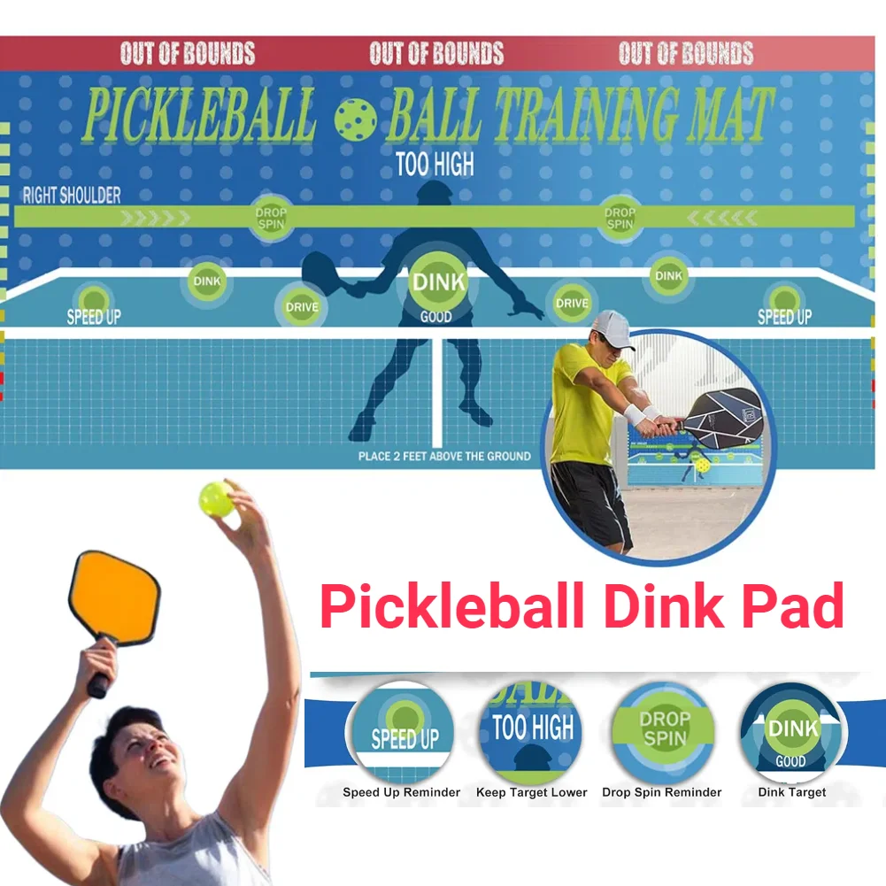 Pickleball Practice Pad Exercise Rebounder Training Aid Bouncing Aid Pickleball Training Dink Pad for Indoor Outdoor Home Gym