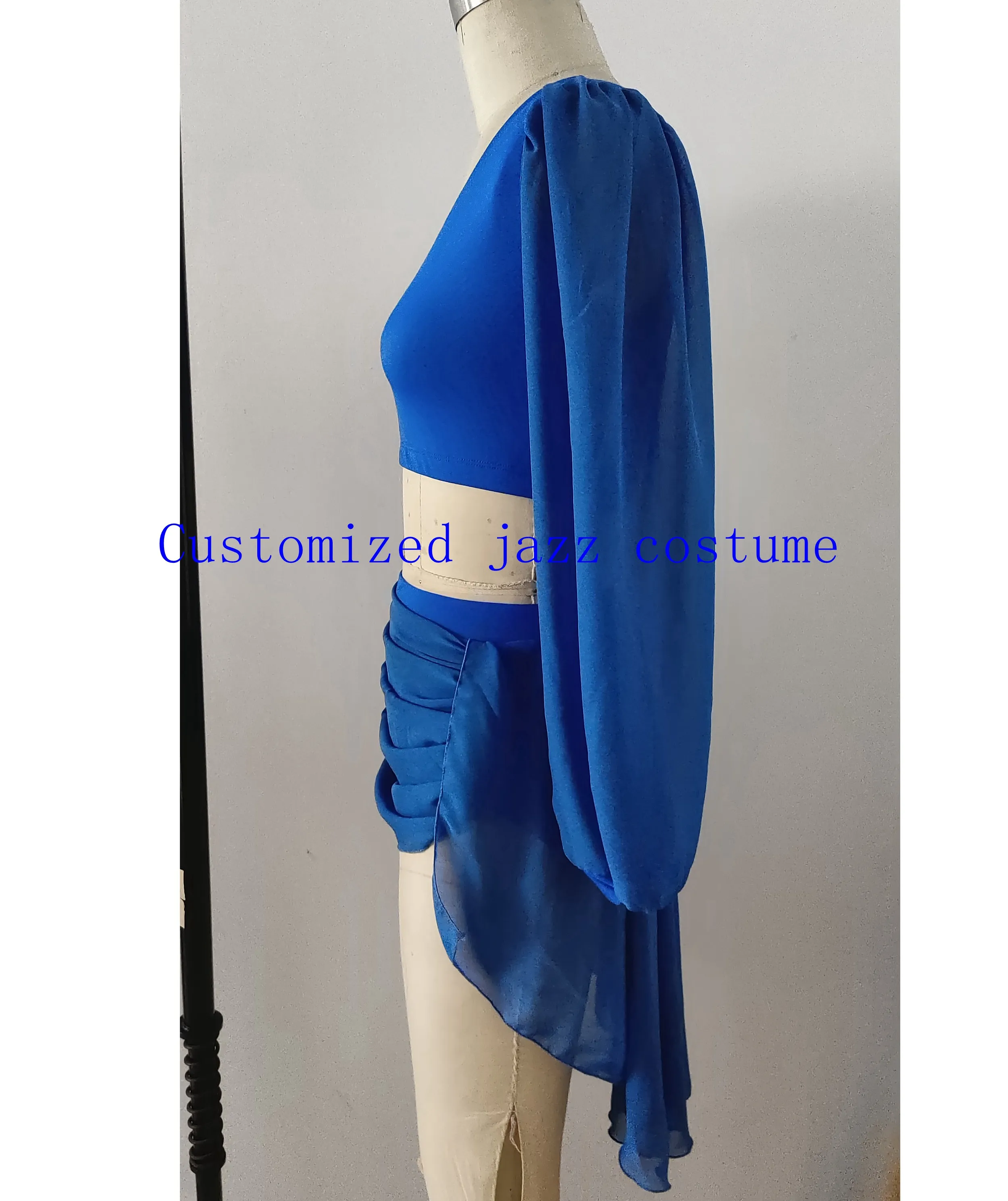 Профессиональные костюмы для джазовых латинских танцев по индивидуальному заказу, женская танцевальная одежда любого цвета, блестящая тренировочная юбка с блестками