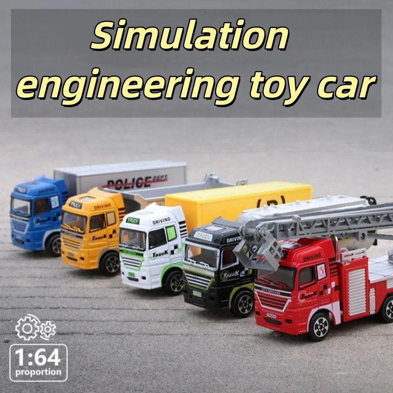 

1 шт. Инерционная модель пожарной машины из литого пластика, игрушечный автобус, инженерная техника, подарок для мальчиков и детей