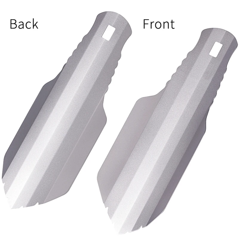 N15R-2X Pure Titanium Ultralight Potty Trowel Outdoor Compact Poop Shovel/Trowel Multi Tool For Hiking Camping And Survival
