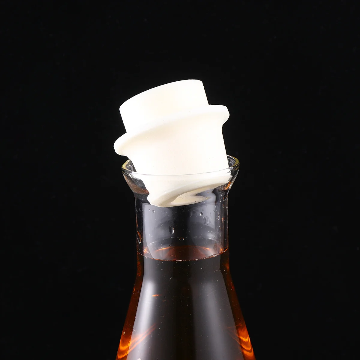 1Pcs Glass Flask Conical Flask Cork Chemistry Experiment 500Ml Wide Mouth Laboratory Glassware for Students Erlenmeyer Flasks