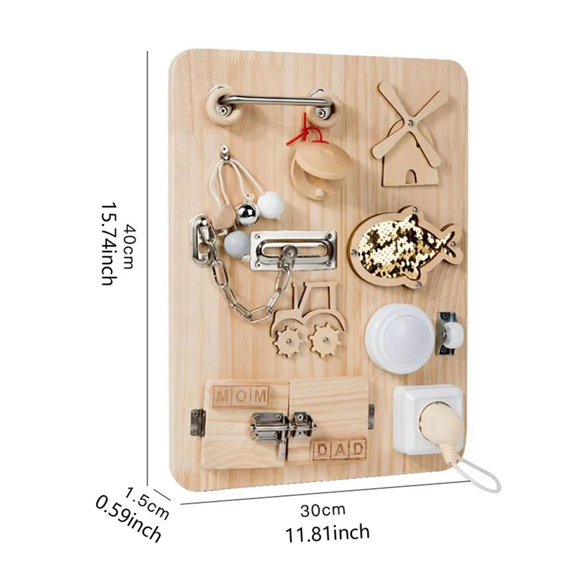 AS96-Busy Board Unlocking  Early Childhood Education For Improving Children's Hands-On Learning Skills And Creativity