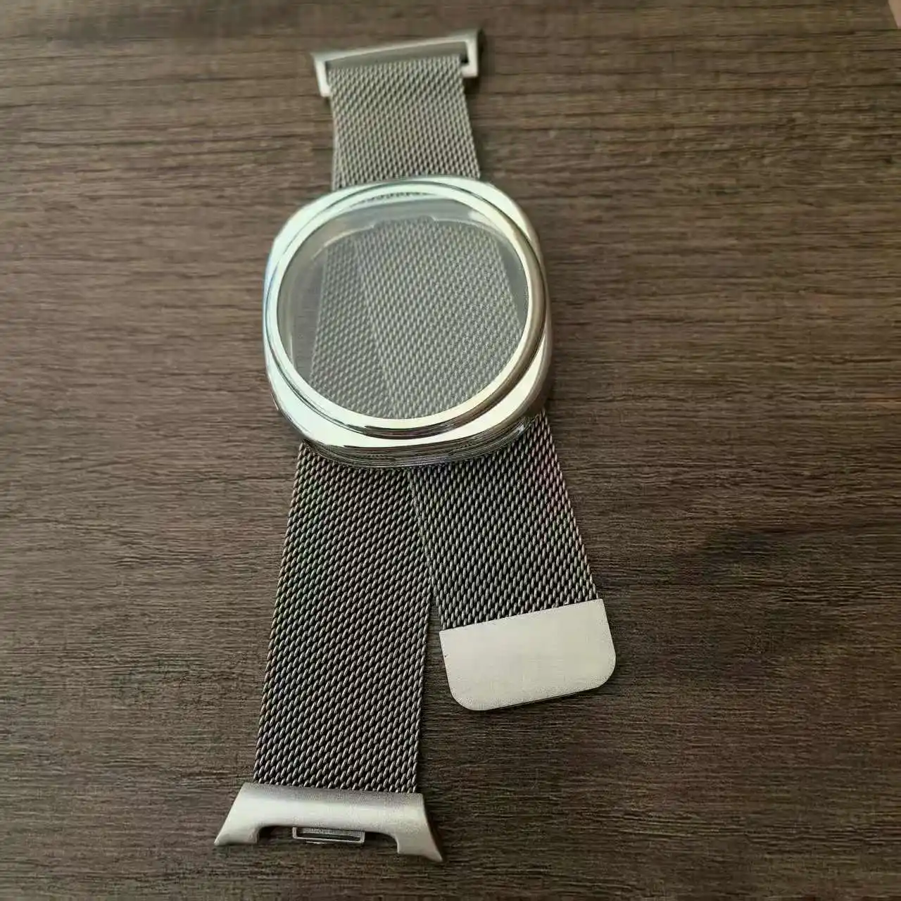 2 pack Mlanese Loop+case for Samsung Galaxy Watch 8 40mm 44mm Stainless Steel Metal Watch Band+TPU cover Galaxy Watch 8 strap