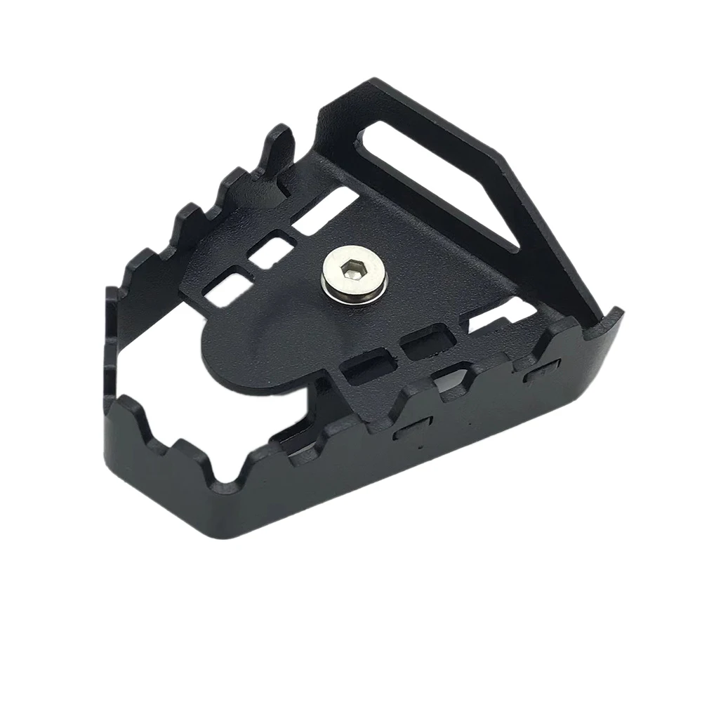 Motorcycle Rear Brake Pedal Extension Step Tip Plate Enlarge Peg Pad Extender for -BMW F750GS F850GS 2019-2021 Black